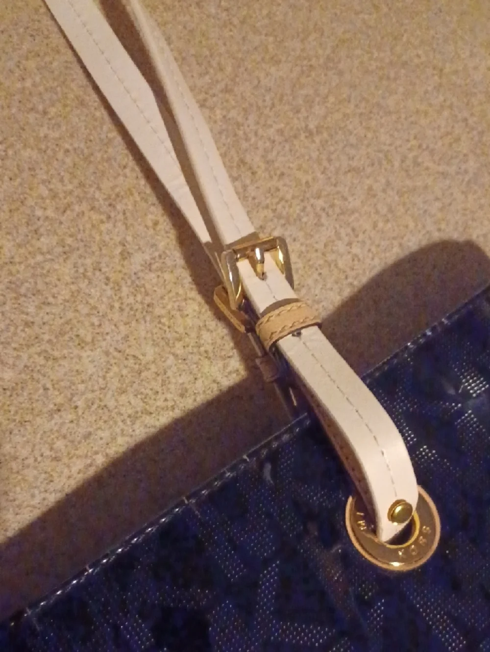 > Michael Kors Black and Cream Monogram Tote